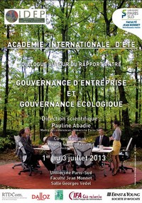 Académie internationa d ete - programme - 1er au 3 juillet 2013
